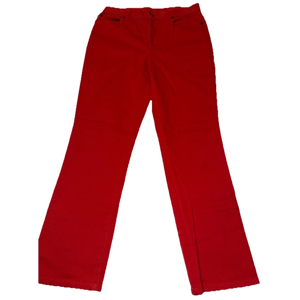 Lauren Ralph Lauren Jeans Co. Women Red Denim Jeans Size Petite 8